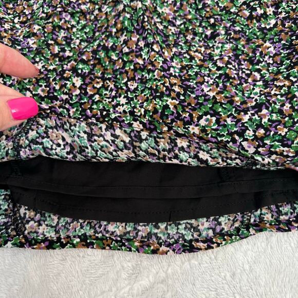 ASTR The Label Livie Floral Ruched Smocked Sleeve Top Sweetheart Neck SZ XS NWT - Picture 6 of 12